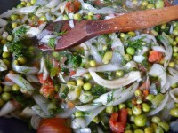 Mancare de mazare cu ouzo Yaxni